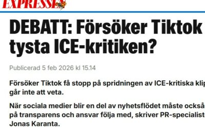 “Försöker TikTok att tysta ICE-kritiken?”
