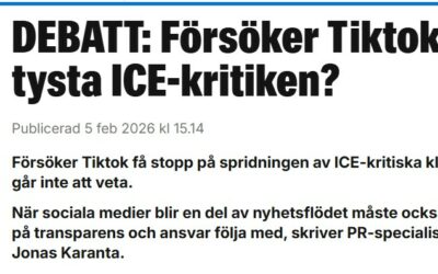 “Försöker TikTok att tysta ICE-kritiken?”