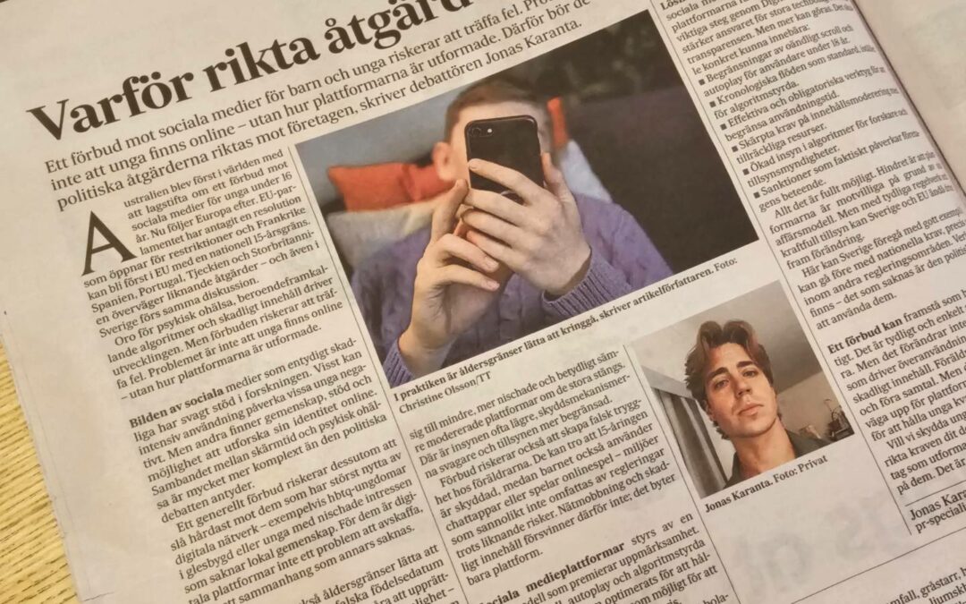 Löser åldersgränser på sociala medier alla problem?