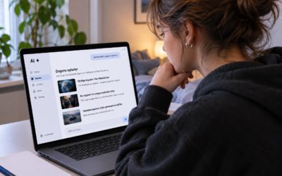 AI som nyhetskälla är kanske liten – men den växer snabbt